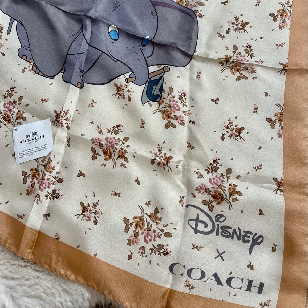 Coach Disney Dumbo Bouquet Scarf
